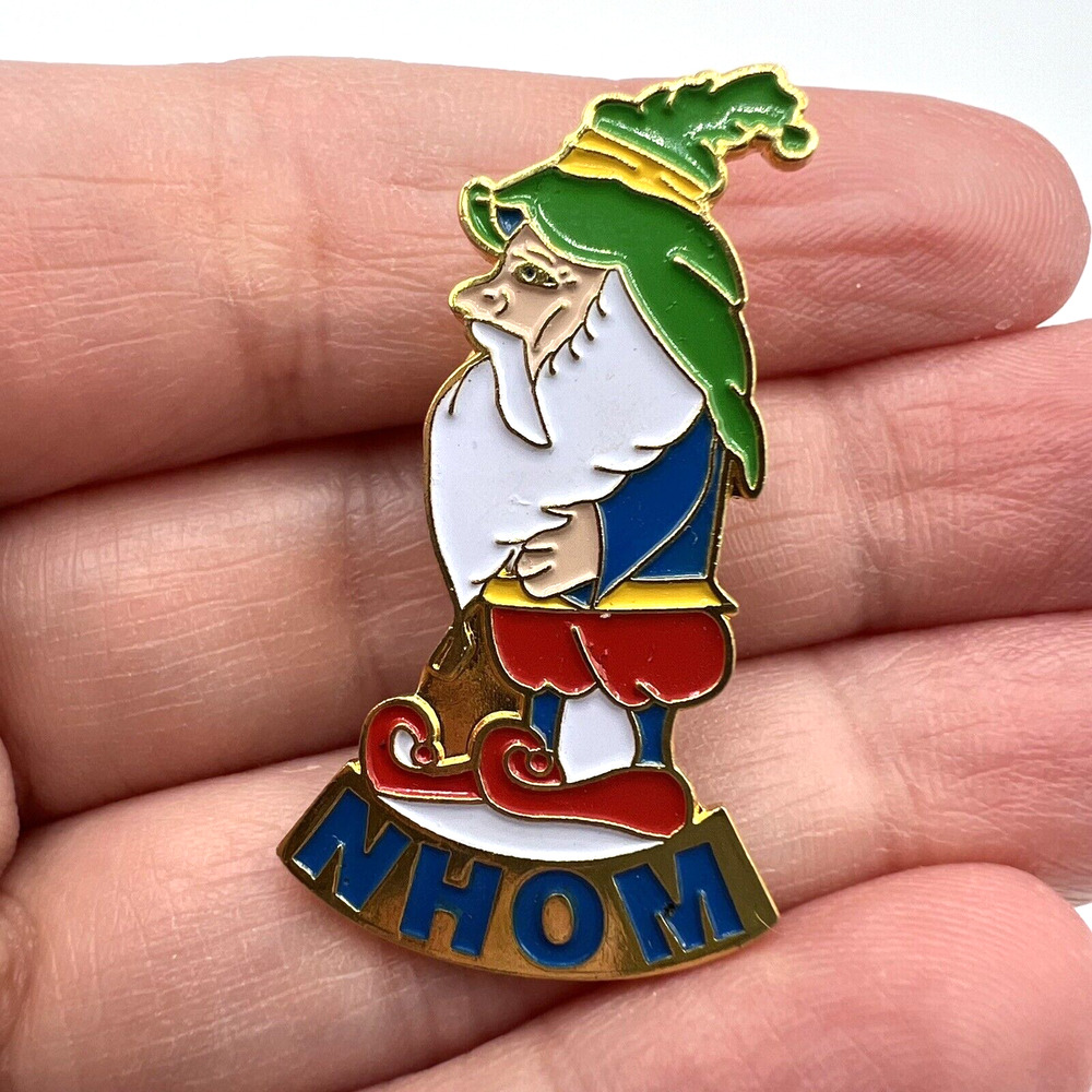 New Hampshire Odyssey Of The Mind NHOM Gnome Troll CLUB Lapel Pin EUC